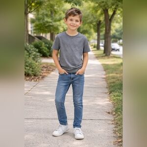 Kidpik Boys Skinny Jeans Blue Denim Casual Everyday Classic Size 7